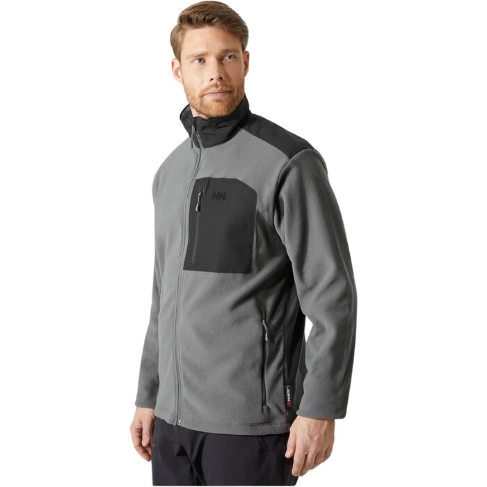 Helly Hansen Mnner Daybreaker Fleece 2024 Block Jacke 49454 - Concrete